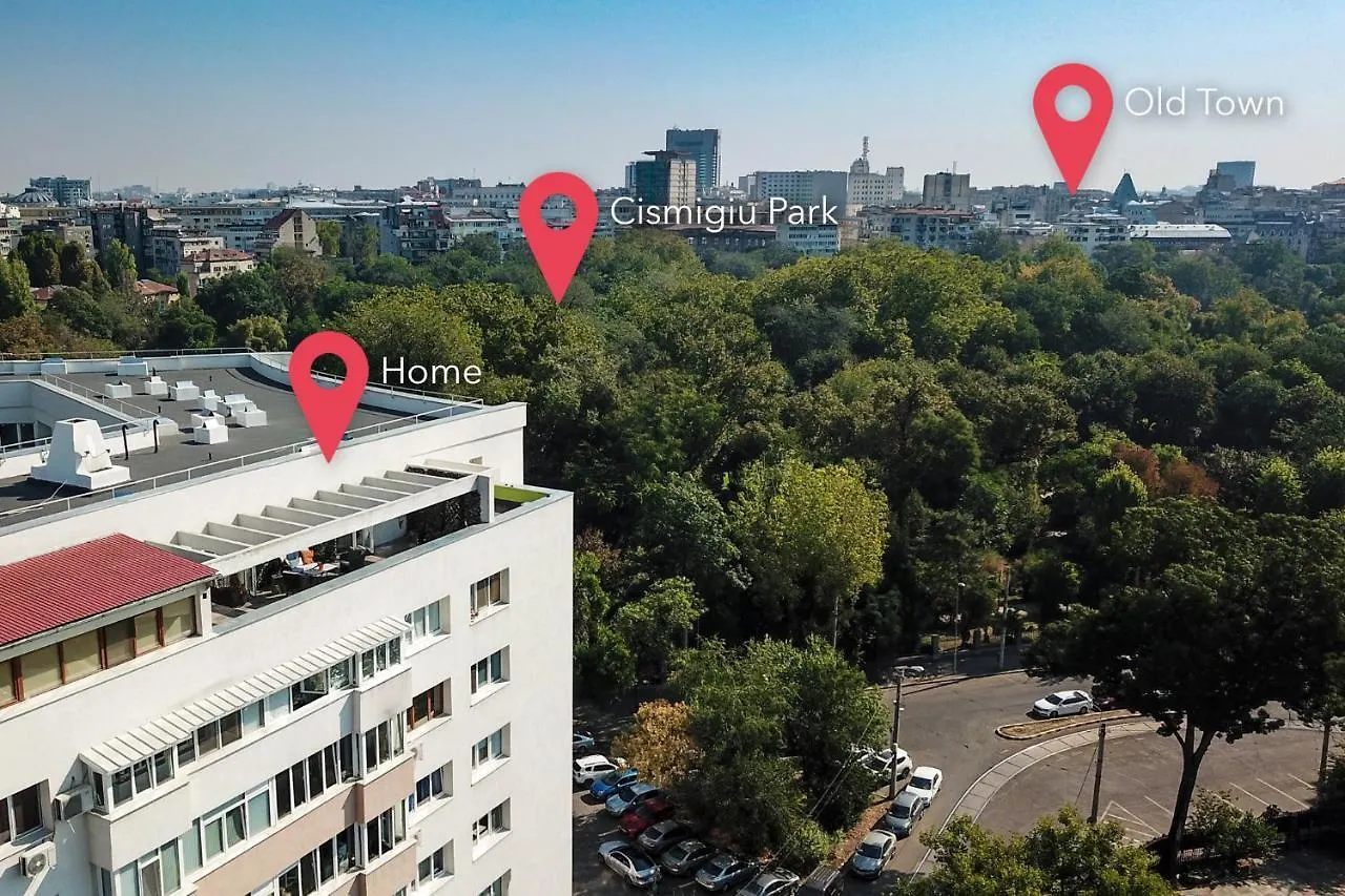 Qult - Up In The Sky Apartment Bucharest 0*,  Romania